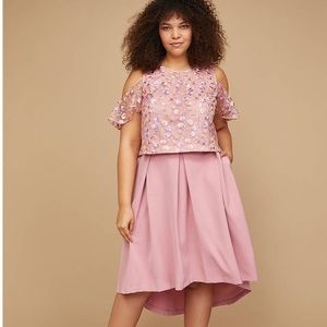 LANE BRYANT EMBROIDERY TOP 2 piece set